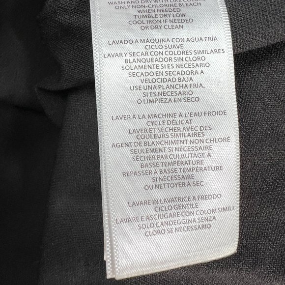 Michael Kors Gray Grey Knit Skirt Sz 8 Back Zipper Slit Chunky Zippers Sharp - Picture 8 of 8